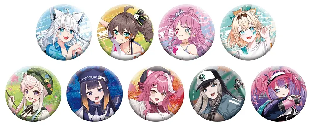 「ホロライブプロダクション」所属VTuber9名の描き起こしイラストや、本人による描き下ろし自画像のグッズが8月29日発売！　アニメイトでは、特典がもらえるフェアを開催 画像 3