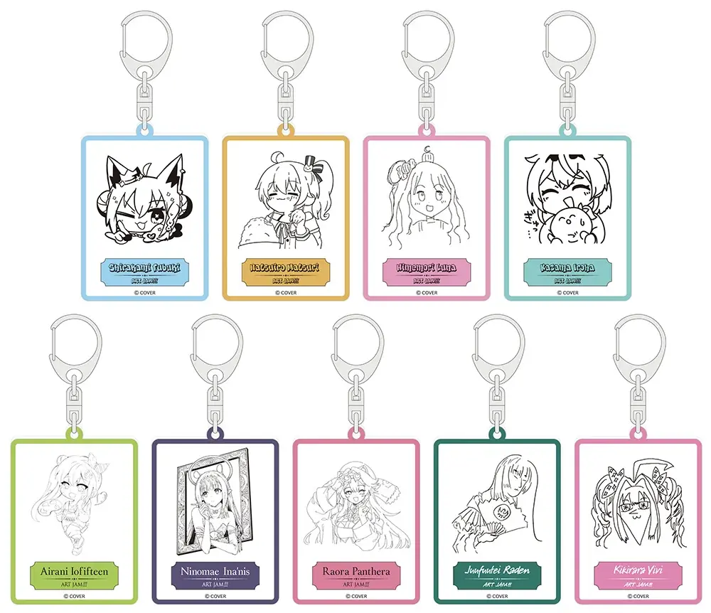 「ホロライブプロダクション」所属VTuber9名の描き起こしイラストや、本人による描き下ろし自画像のグッズが8月29日発売！　アニメイトでは、特典がもらえるフェアを開催 画像 4