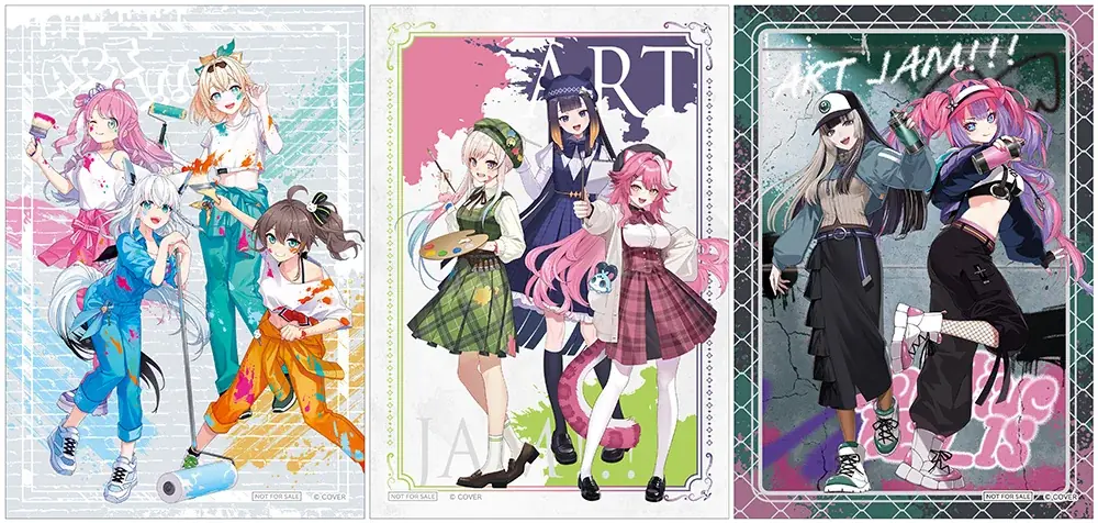 「ホロライブプロダクション」所属VTuber9名の描き起こしイラストや、本人による描き下ろし自画像のグッズが8月29日発売！　アニメイトでは、特典がもらえるフェアを開催 画像 6