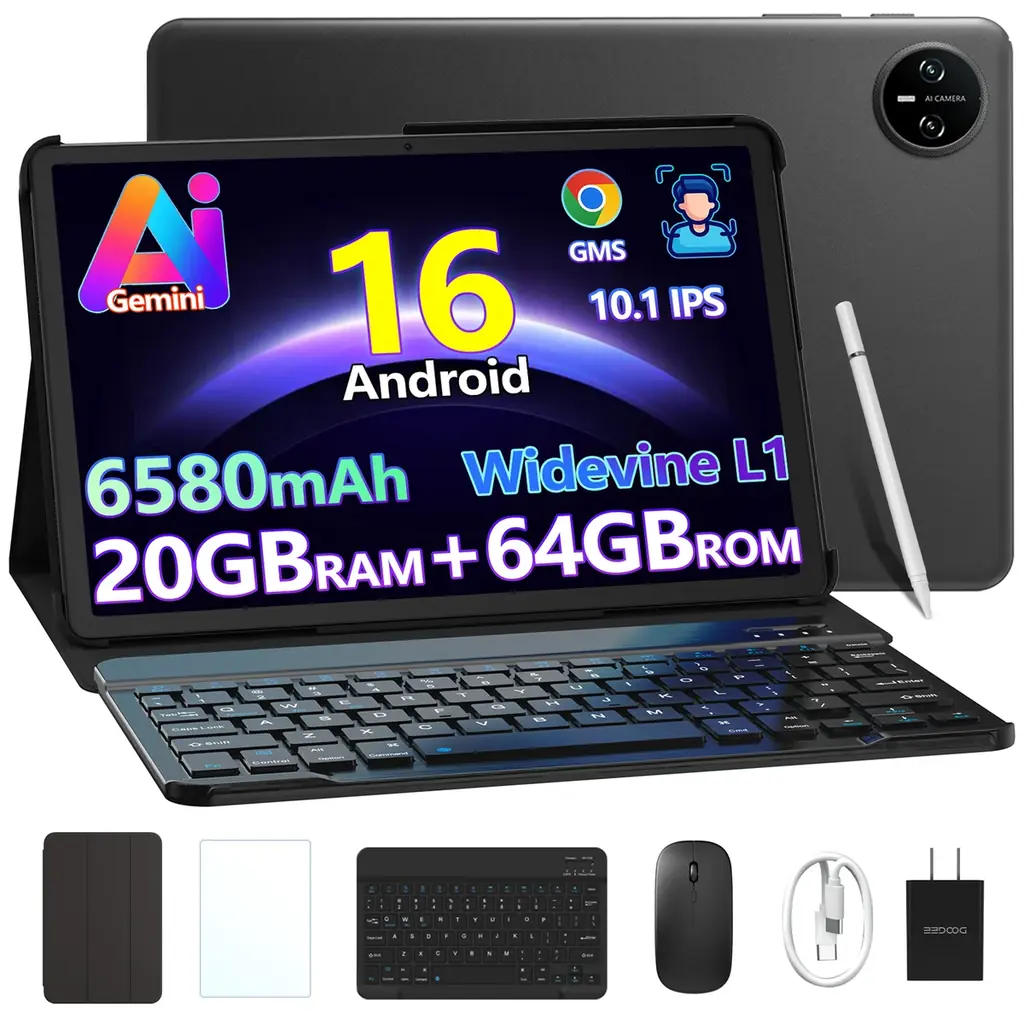 【アマゾン37％OFFタイムセール】Android 16×Gemini AI搭載「A9 セット版」が15,800円！キーボード付き10インチタブレットを数量限定販売 画像 2