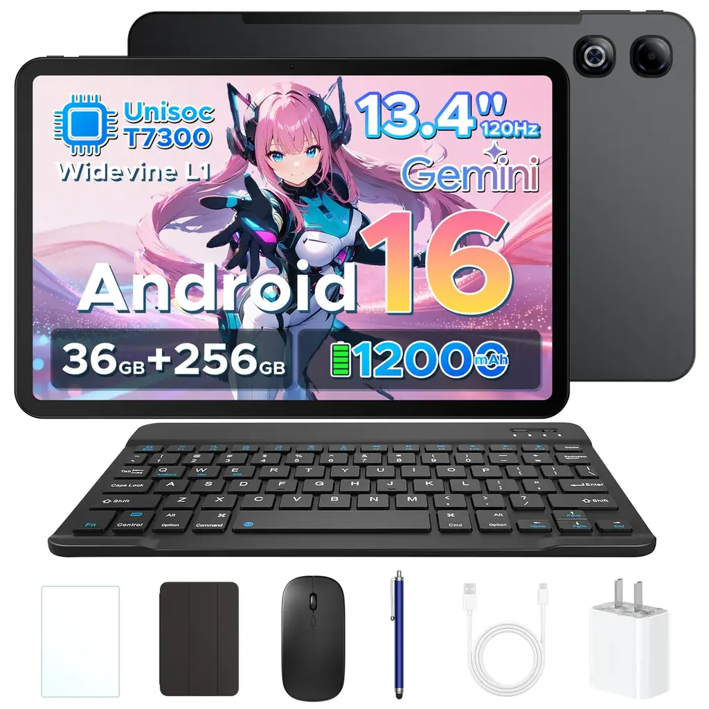 【アマゾン30％OFFタイムセール】13.4インチ「U13 Pro セット版 タブレット」が35,900円！2.4K・120Hz・Gemini AI搭載の豪華セット版 画像 2