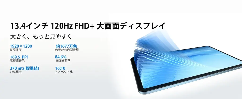 【アマゾン30％OFFタイムセール】13.4インチ「U13 Pro セット版 タブレット」が35,900円！2.4K・120Hz・Gemini AI搭載の豪華セット版 画像 3