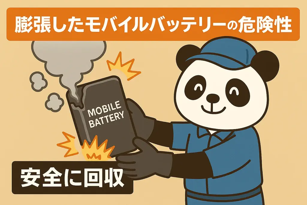 【埼玉・台風前9月】倉庫やガレージで夏の高温にさらされた膨張モバイルバッテリー＆電動工具用電池を安全回収｜さいたま・川口・越谷、回収不可も出張7,700円【9月継続】 画像 3