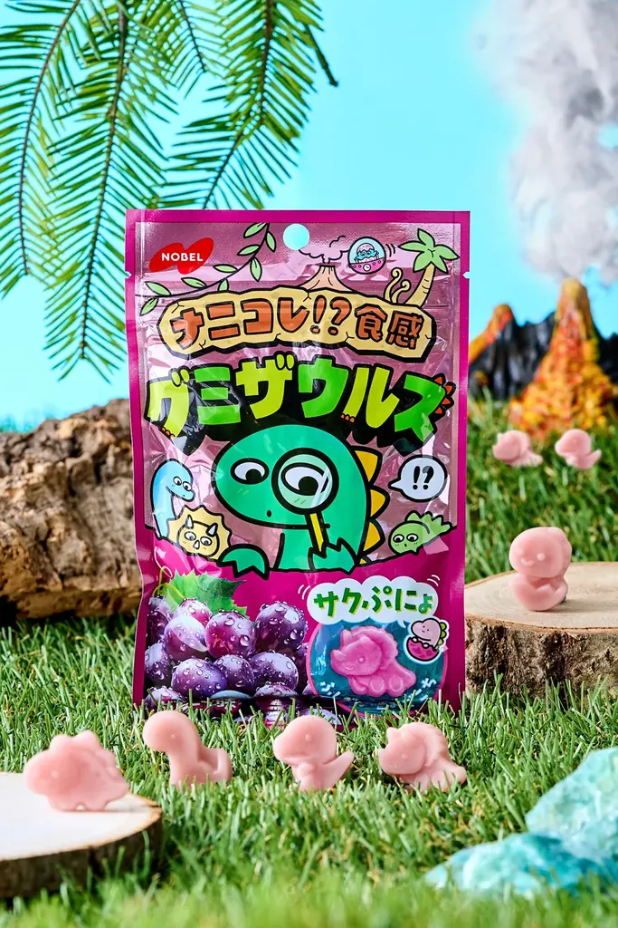 8月24日発売｜恐竜グミ「グミザウルス」グレープ味