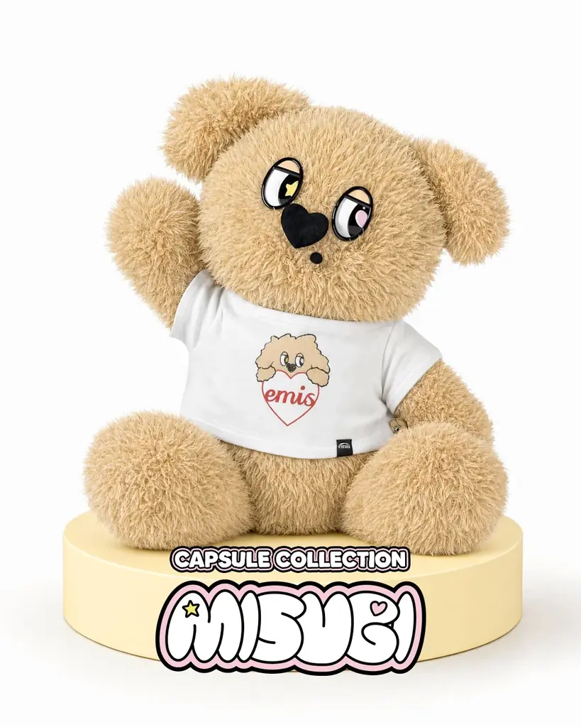 韓国発アパレルブランド「emis」、約1年ぶりの大阪POP-UPを開催！ブランドキャラクター「MISUGI」が大阪初登場 画像 3