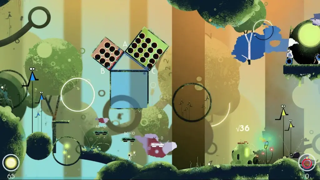 直感とひらめきが解法！数学パズルアクションゲーム『ネロ&サイ 「Néro & Sci ∫ Integral Edition」』Nintendo Switchにて、本日8月18日(火)配信開始！ 画像 9