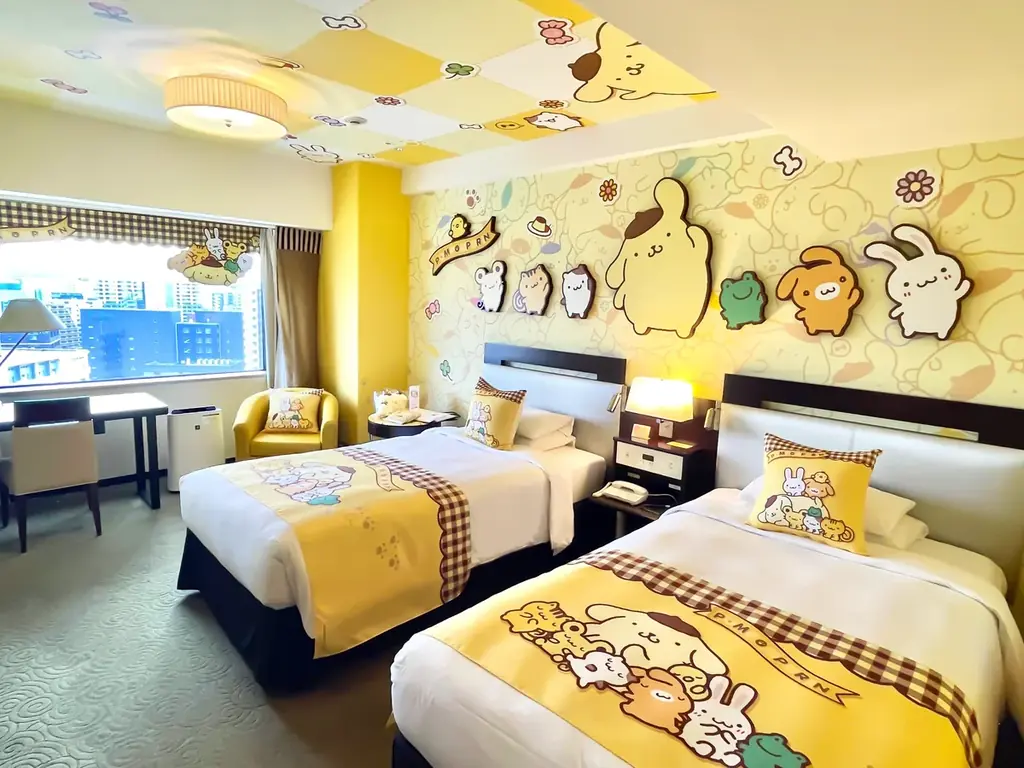【ホテルニューオータニ博多】ポムポムプリン30周年記念グッズ付き宿泊プラン、10～12月宿泊分を9月1日より販売開始 画像 9