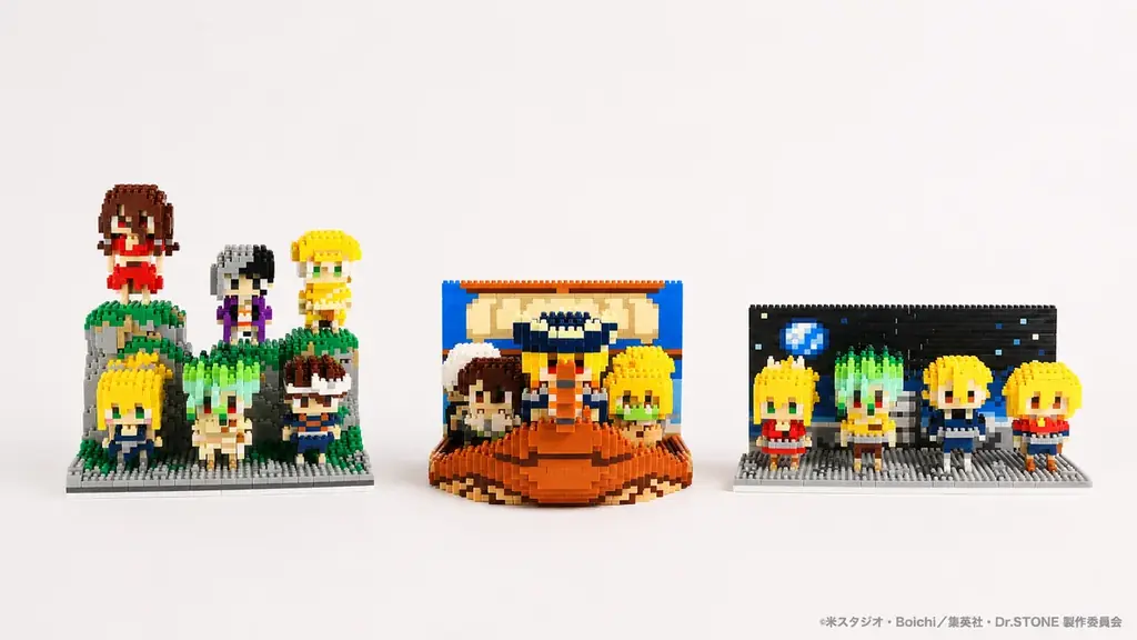 TVアニメ『Dr.STONE』とミタクルブロックがコラボ！キャラクター16種をドット絵調のブロックフィギュアで立体化！MITACLE BLOCK東池袋店で9月5日よりポップアップショップ開催 画像 4