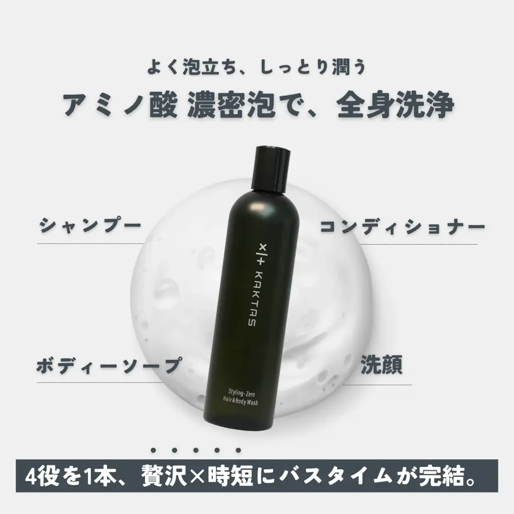 【KAKTAS】発売より先に、体験があった「逆輸入コスメ」。スキンケア発想のヘア&ボディケア商品が誕生。 画像 5