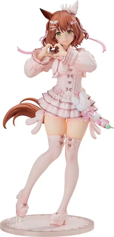 『ウマ娘 プリティーダービー』より、「アストンマーチャン」のフィギュアがバレンタインイベントでの衣装に身を包んで登場。あみあみにて予約受付中。 画像 2