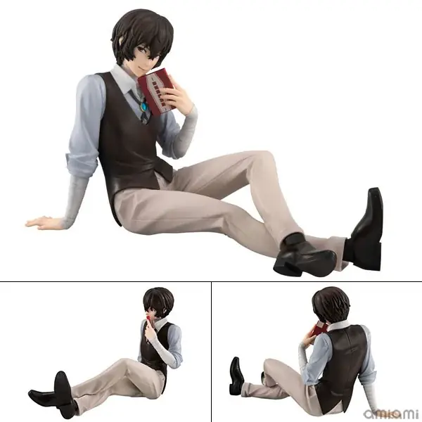 『文豪ストレイドッグス』より、「太宰治」のフィギュアがてのひらサイズになって登場。あみあみにて予約受付中。 画像 2