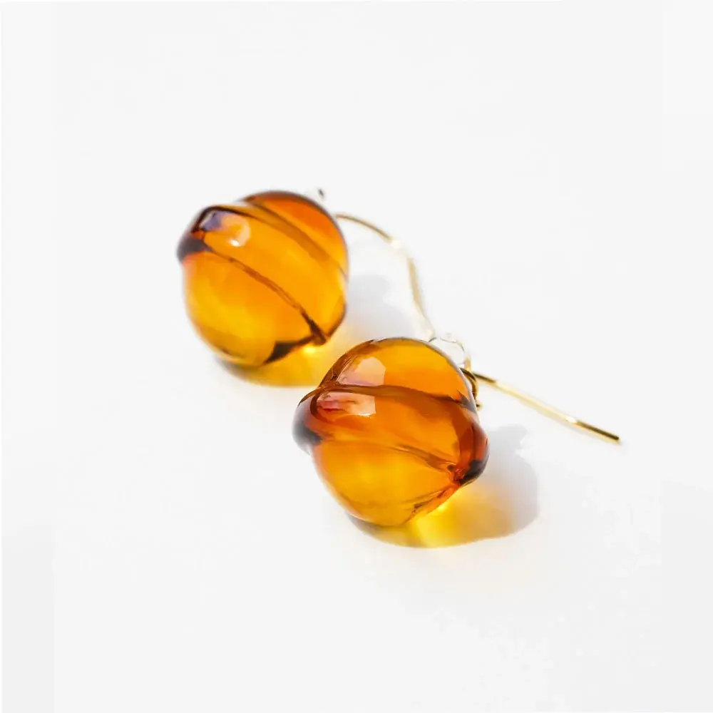 約19時間で完売したHARIO Lampwork Factoryコラボ商品から第2弾が登場！カンロ飴70周年記念 コラボピアスセット 2026年8月24日（月）発売 画像 2