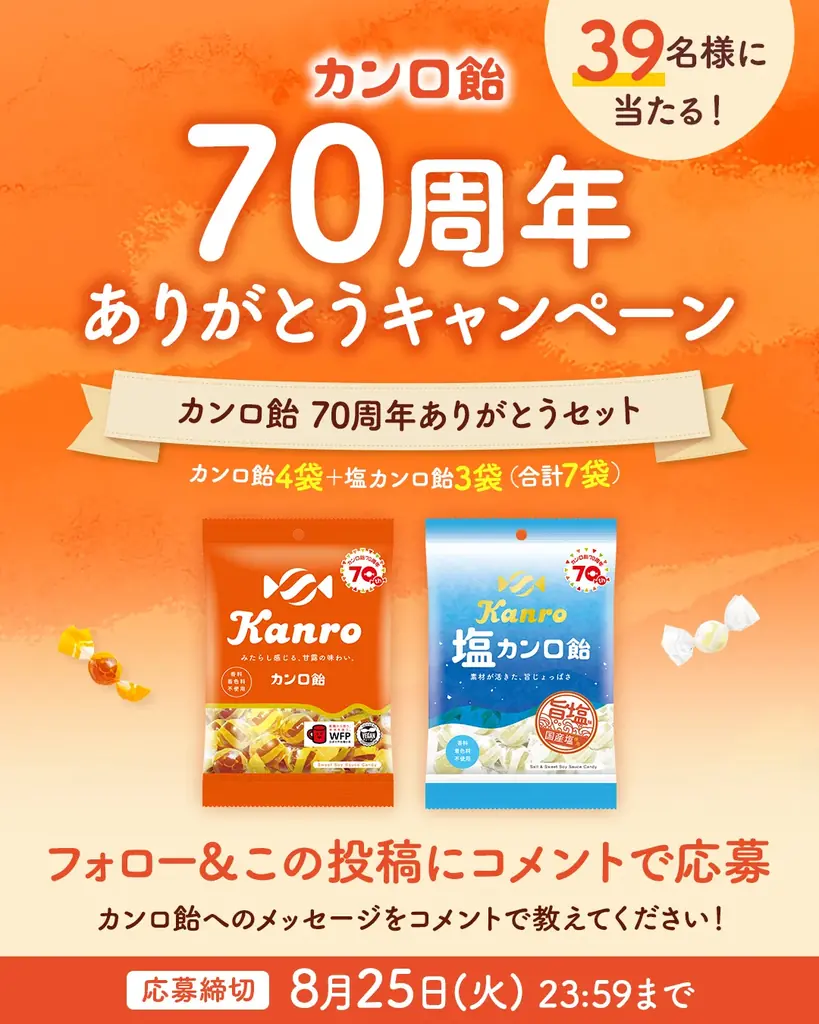 約19時間で完売したHARIO Lampwork Factoryコラボ商品から第2弾が登場！カンロ飴70周年記念 コラボピアスセット 2026年8月24日（月）発売 画像 4