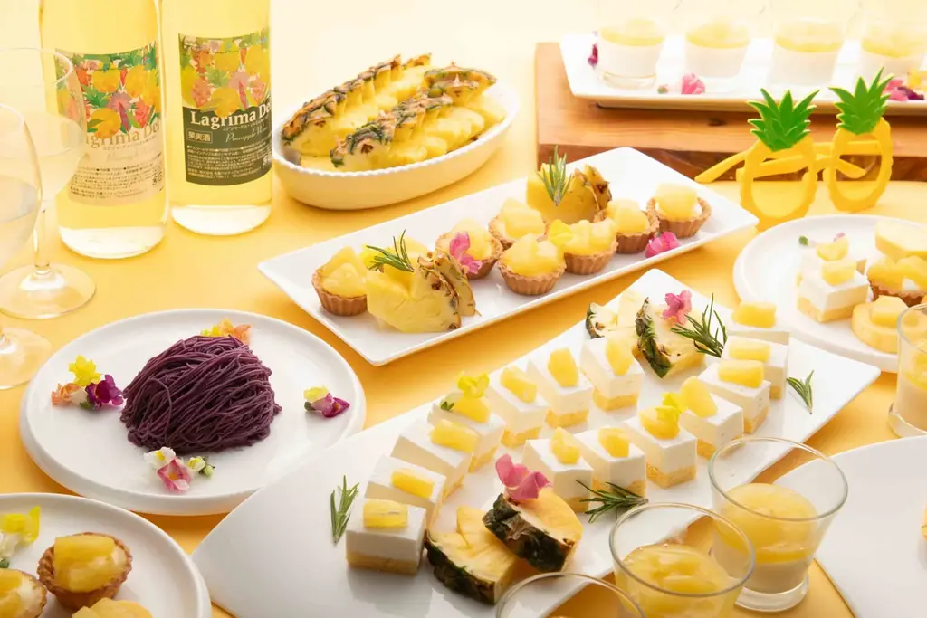 パイナップルフェアを沖縄のホテルビュッフェで開催。スイーツと美酒が彩る期間限定メニュー【グランドメルキュール沖縄残波岬リゾート】 画像 4