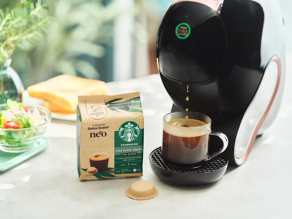 世界で愛される「スターバックス® パイクプレイス® ロースト」が「ネスカフェ ドルチェ グスト ネオ」に新登場 画像 1