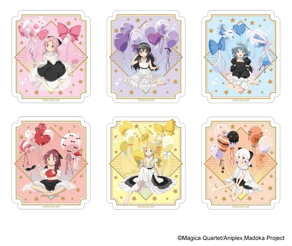 バルーンを手にしたキュートなまどか達がお披露目！　『劇場版 魔法少女まどか☆マギカ〈ワルプルギスの廻天〉』の描き下ろしイラストを使用した商品が、アニメイトで2026年10月24日発売！ 画像 4