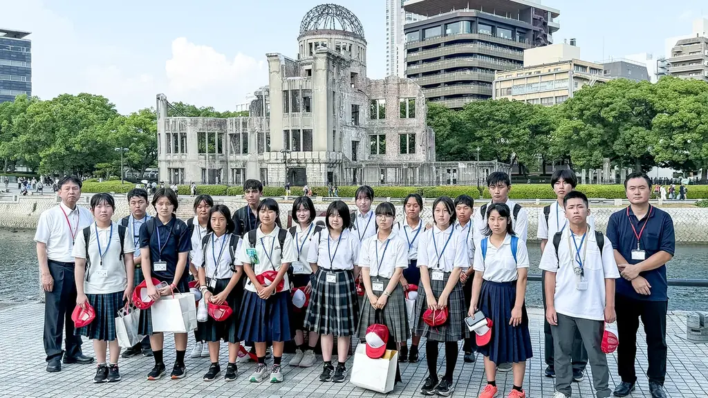 【千葉県印西市】中学生18人が広島へ 平和について学びを深める3日間に 画像 1