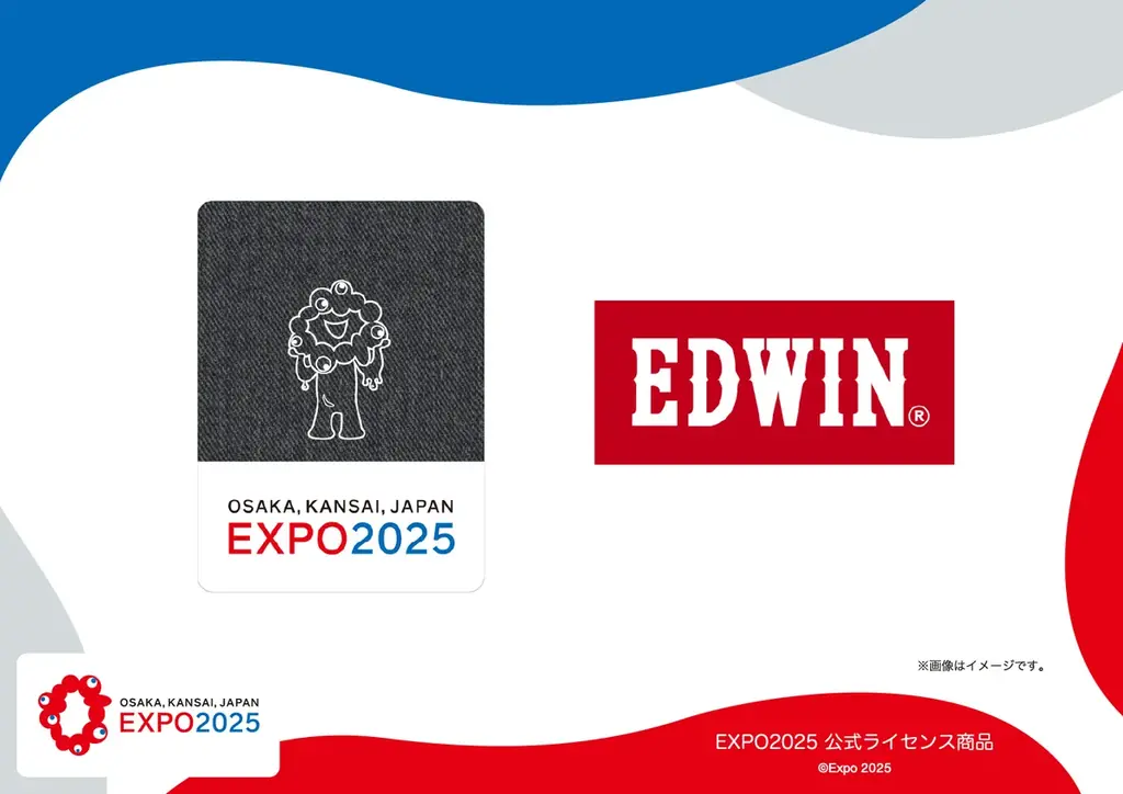 ミャクミャク×EDWIN第2弾、Webで8月25日発売