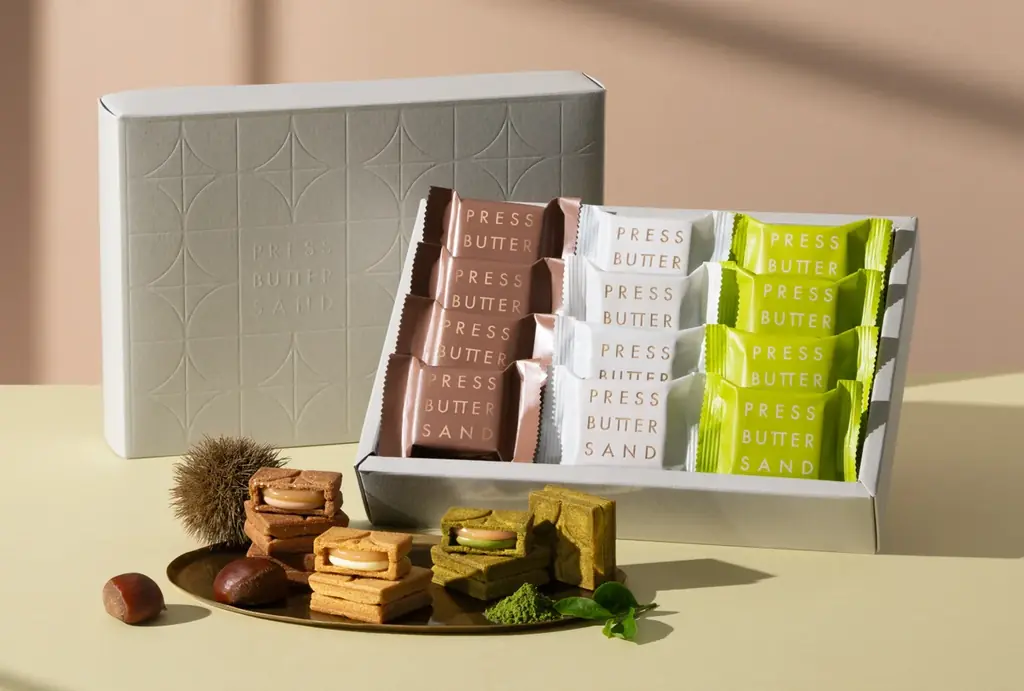 【お歳暮にも】リニューアルした栗フレーバーの詰め合わせもご用意｜PRESS BUTTER SANDから、感謝の気持ちが伝わるギフトセットが登場 画像 3