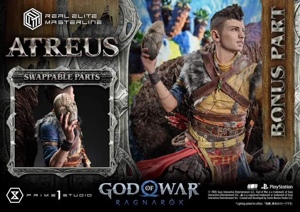 『ゴッド・オブ・ウォー ラグナロク』の「アトレウス」が、リアルな1/3スケールスタチューに 画像 17