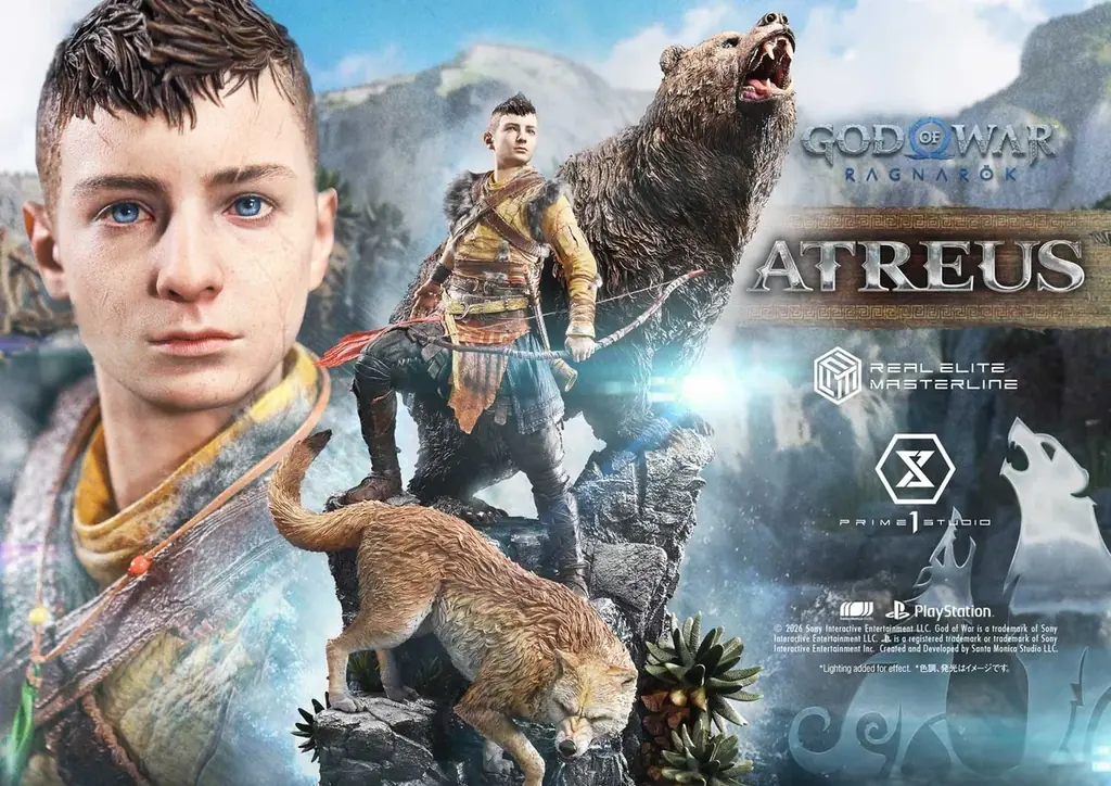 『ゴッド・オブ・ウォー ラグナロク』の「アトレウス」が、リアルな1/3スケールスタチューに 画像 2