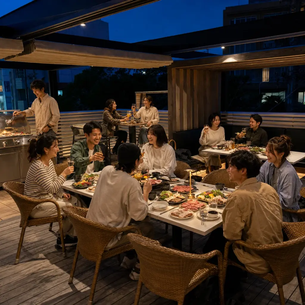 静岡黒毛和牛サーロインをラグジュアリーな貸切屋上BBQで堪能 画像 5
