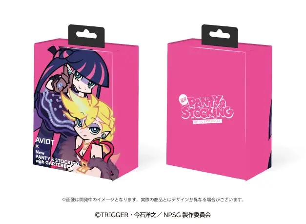 【AVIOT】AVIOT ×『New PANTY ＆ STOCKING with GARTERBELT』コラボ完全ワイヤレスイヤホン・関連グッズが発売決定！本日2026年8月21日(金)より予約開始 画像 4