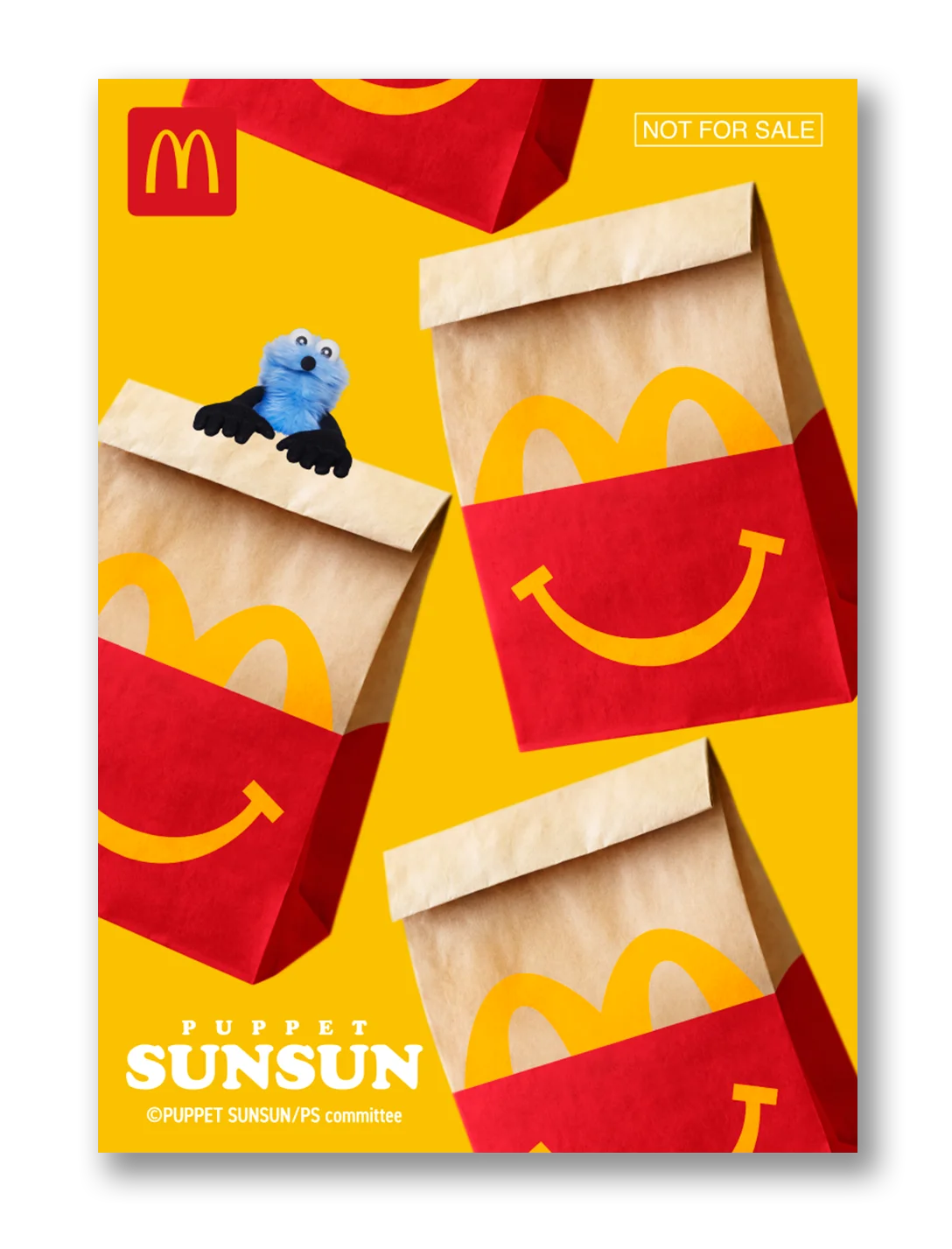 パペットスンスンがマクドナルドのハッピーセットに初登場！オリジナルデザインシールセット全4種が8月28日より期間限定発売 画像 13