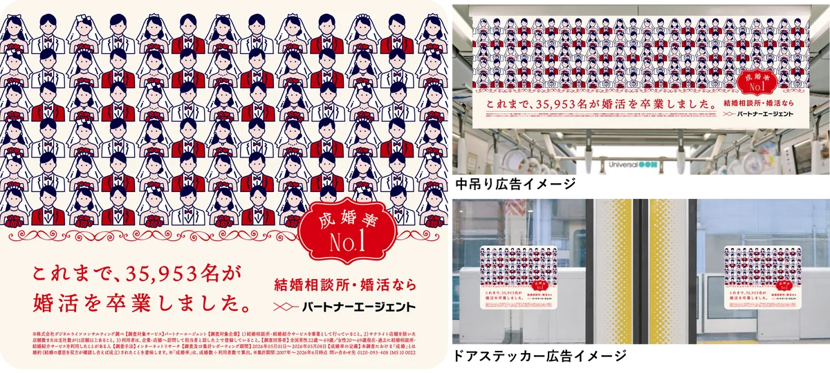 8月24日開始　パートナーエージェント新交通広告展開