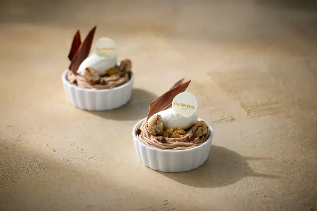 【ウェスティンホテル東京】和栗、無花果、ほうじ茶、ナッツなど、実りの秋を味わう季節限定スイーツ 秋を堪能する6種類のスイーツコレクション 画像 6
