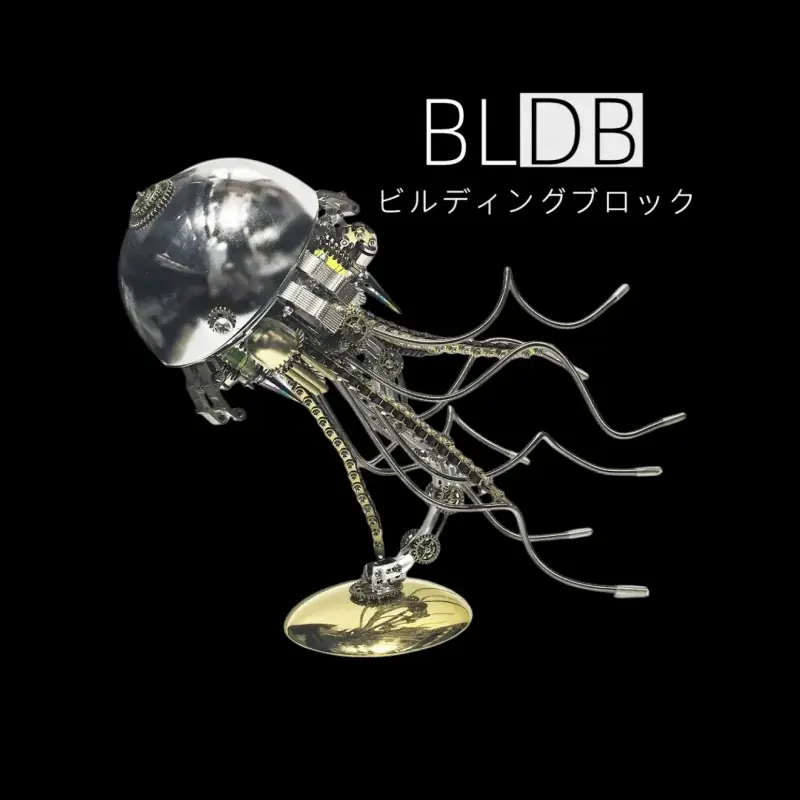 BLDBの新作3Dメタルモデル3種、夏休み後半の工作に向け