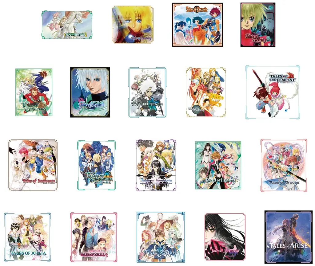 30周年を迎えた人気ゲーム『テイルズ オブ』シリーズの新作Tシャツが、8月29日より発売！　歴代パッケージビジュアルをデザインした19種をラインナップ!! 画像 2