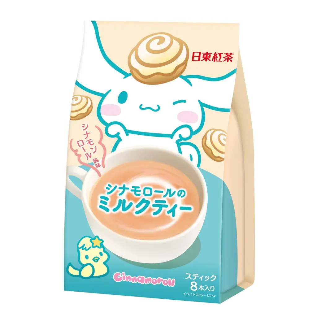 サンリオの人気キャラクターの世界観をイメージしたコラボ商品が日東紅茶から登場！「日東紅茶　シナモロールのミルクティー８本入り」、「日東紅茶　ポチャッコのバナナオーレ８本入り」 画像 2