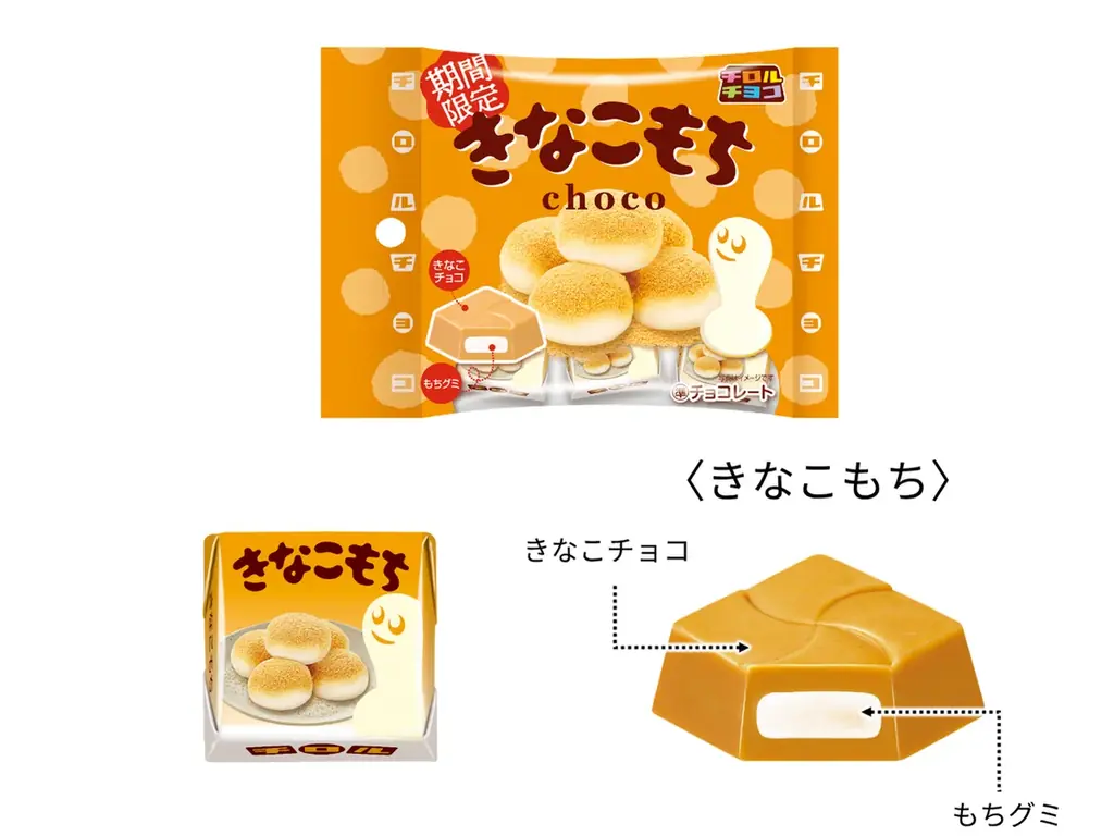 もちもち食感がクセになる！「ちょこもち」と「きなこもち」が登場！ 画像 2