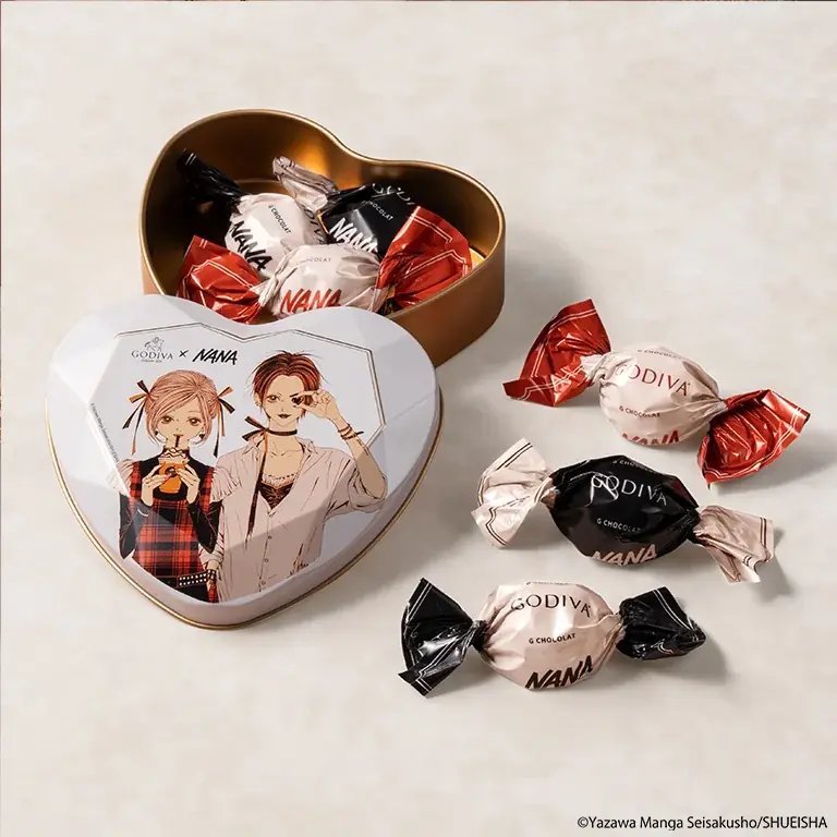 「ゴディバ×NANA コレクション」第2弾はチョコレートコレクションが登場！ショコリキサーやタンブラー、アイスと保冷バッグセットも矢沢あい描きおろしイラストにて登場！ 画像 15