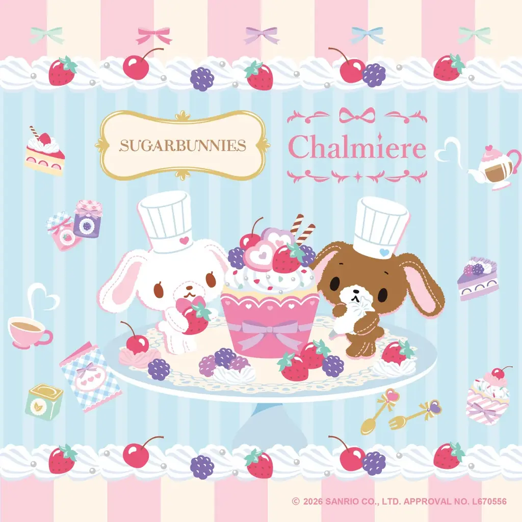 【Chalmiere】 ×【シュガーバニーズ】ポップでキュートなスペシャルコラボレーションアイテムが登場！ 画像 17