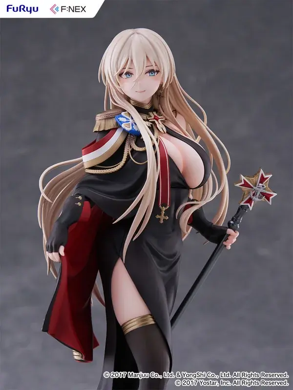 『アズールレーン』より、7周年記念イラストをモチーフにした正装姿の「ビスマルク」がフィギュア化。あみあみにて予約受付中。 画像 14