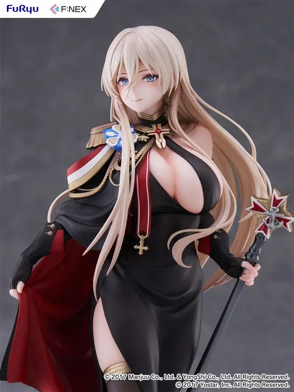 『アズールレーン』より、7周年記念イラストをモチーフにした正装姿の「ビスマルク」がフィギュア化。あみあみにて予約受付中。 画像 15