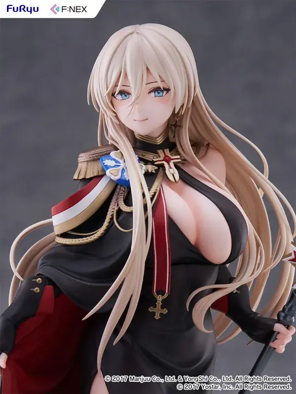 『アズールレーン』より、7周年記念イラストをモチーフにした正装姿の「ビスマルク」がフィギュア化。あみあみにて予約受付中。 画像 16