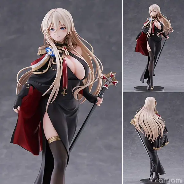 『アズールレーン』より、7周年記念イラストをモチーフにした正装姿の「ビスマルク」がフィギュア化。あみあみにて予約受付中。 画像 2