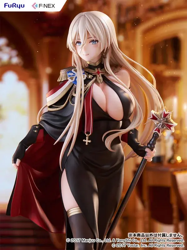 『アズールレーン』より、7周年記念イラストをモチーフにした正装姿の「ビスマルク」がフィギュア化。あみあみにて予約受付中。 画像 6