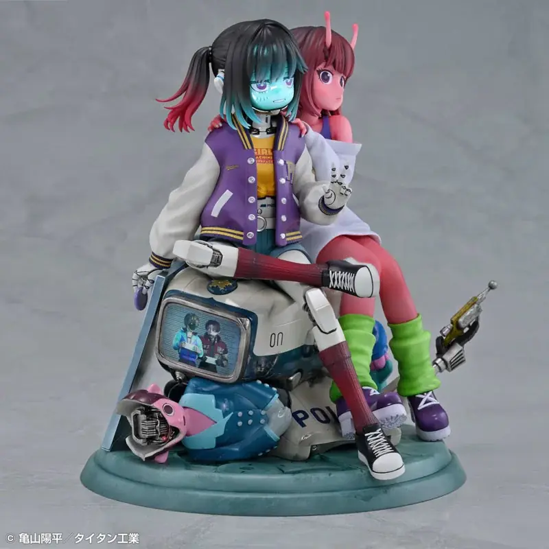 アニメ『銀河特急 ミルキー☆サブウェイ』より、「チハル＆マキナ」がノンスケールフィギュアで登場。あみあみにて予約受付中。 画像 11