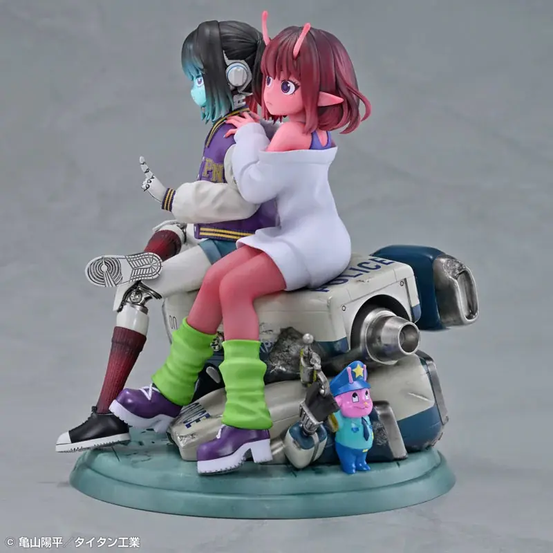 アニメ『銀河特急 ミルキー☆サブウェイ』より、「チハル＆マキナ」がノンスケールフィギュアで登場。あみあみにて予約受付中。 画像 9