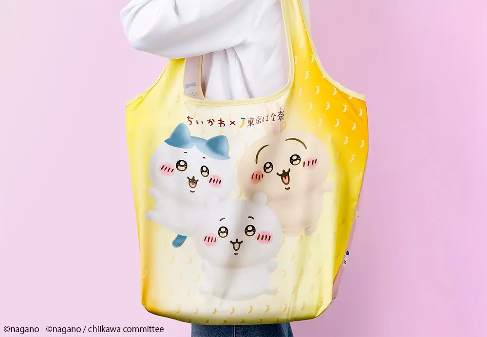 【秋田駅ビル トピコ】「ちいかわ」×「東京ばな奈」のポップアップストアがOPEN。初登場のエコバッグセットに新バナナプリンケーキも 画像 5