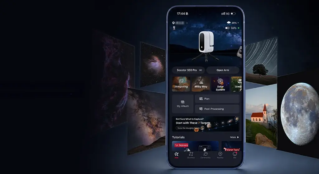 さらに精緻な描写を実現。星雲から天の川まで、この一台で。 スマート天体望遠鏡「Seestar S50 Pro」予約販売開始のお知らせ 画像 4