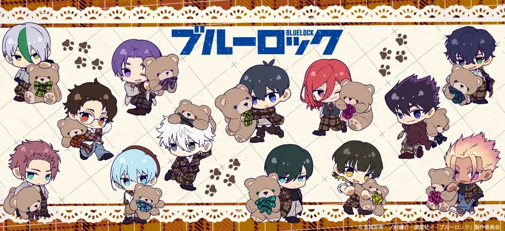 ブルーロック ちぽっけ テディベア描き下ろしグッズ予約開始