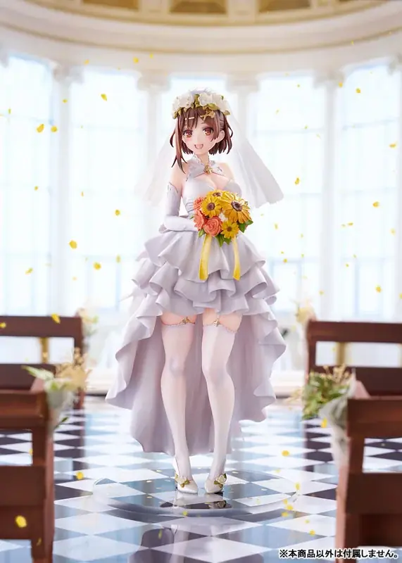 『ライザのアトリエ3 ～終わりの錬金術士と秘密の鍵～』より、「ライザリン・シュタウト」がウェディングドレス姿でフィギュア化。あみあみにて予約受付中。 画像 10