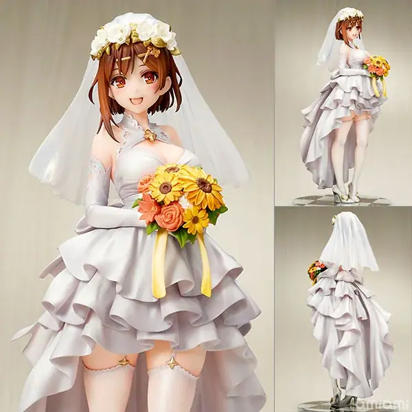 『ライザのアトリエ3 ～終わりの錬金術士と秘密の鍵～』より、「ライザリン・シュタウト」がウェディングドレス姿でフィギュア化。あみあみにて予約受付中。 画像 2