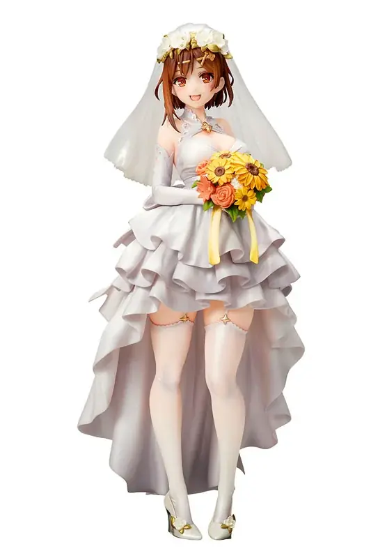 『ライザのアトリエ3 ～終わりの錬金術士と秘密の鍵～』より、「ライザリン・シュタウト」がウェディングドレス姿でフィギュア化。あみあみにて予約受付中。 画像 3