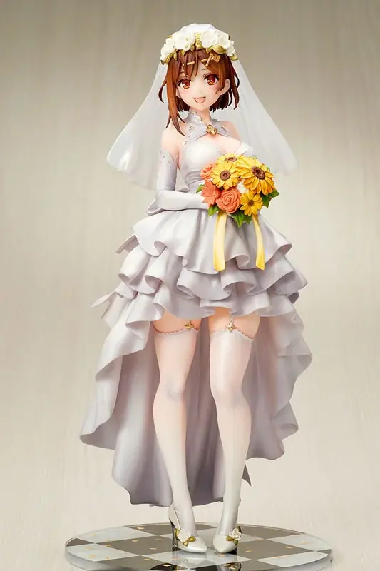 『ライザのアトリエ3 ～終わりの錬金術士と秘密の鍵～』より、「ライザリン・シュタウト」がウェディングドレス姿でフィギュア化。あみあみにて予約受付中。 画像 4